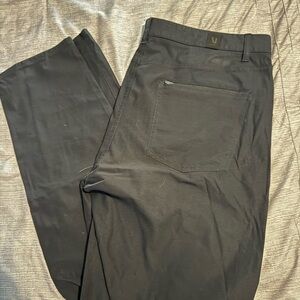 Vuori Men's Charcoal Dress Pants